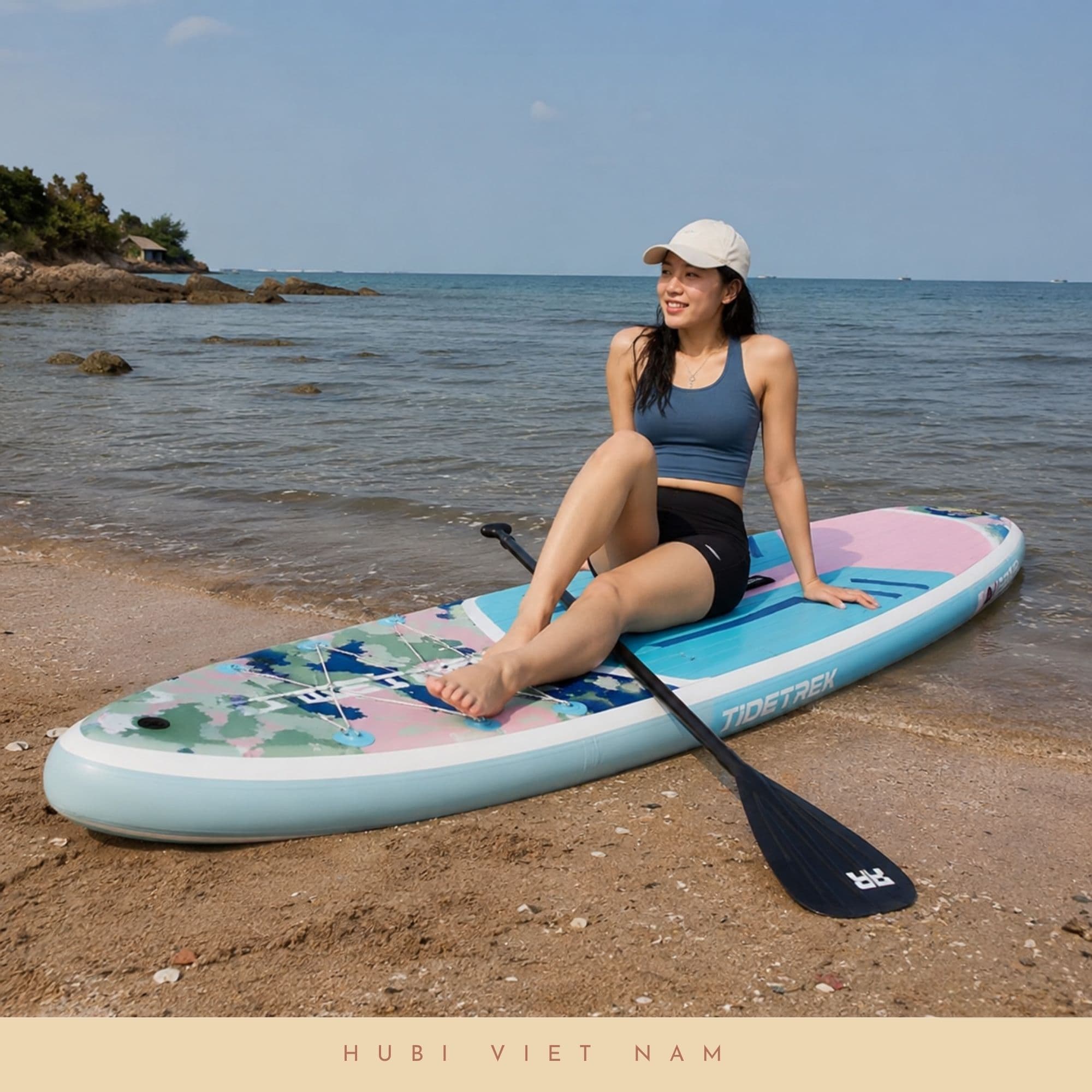 Ván SUP Tidetrek NEXO trong bộ ảnh sản phẩm